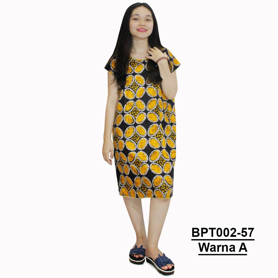 Midi, Daster Midi, Dress Santai, Baju Tidur, Piyama, Atasan Batik (BPT002-57) Batikalhadi Online