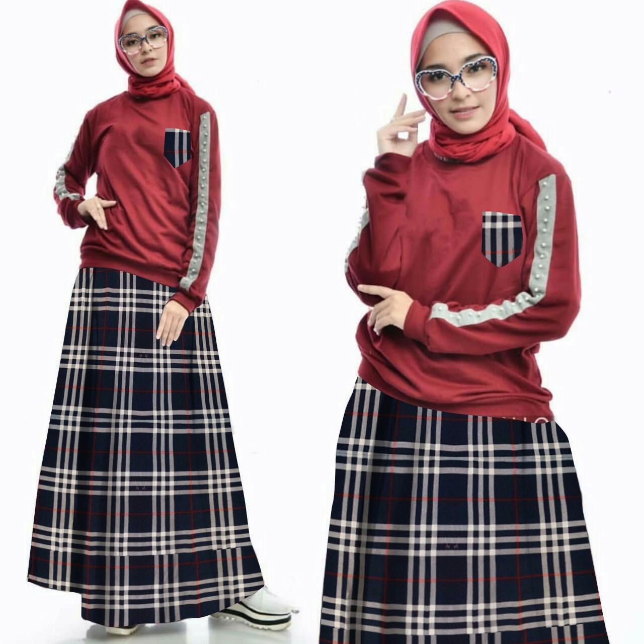 J&C Setelan Rok Lamina / Dress Maxi / Maxi Muslim / Setelan Maxi Dress / Rok Muslim / Baju Rok Muslim / Setelan Busana Muslim / Setelan Baju Muslim / Baju Gamis Wanita / Setelan Muslim / Hijab Fashion / Hijab Style / Baju Santai Muslim