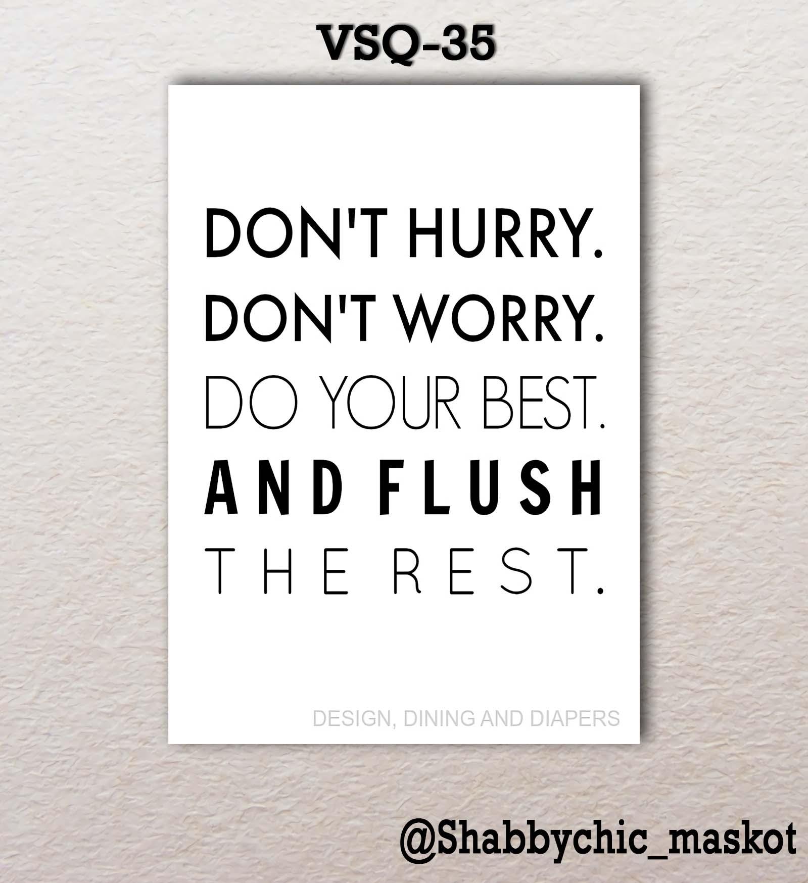 Vasty Hiasan Dinding Kayu Wall Decor Poster Super Quotes VSQ-35