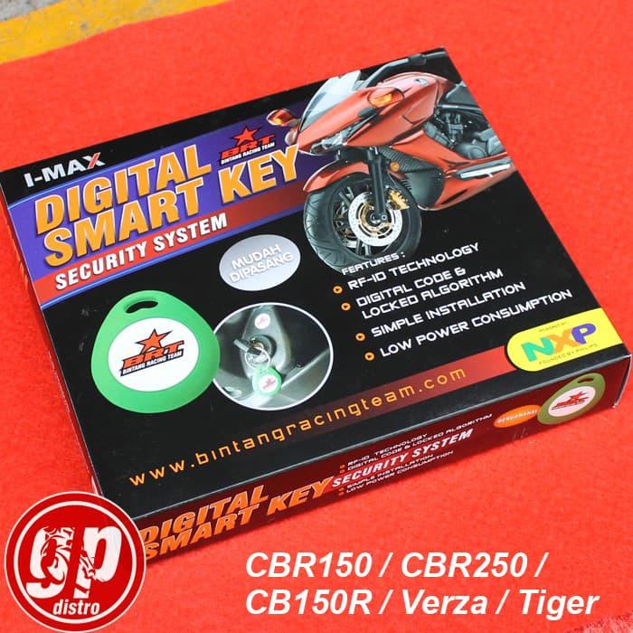 Kunci Rahasia/Alarm Motor Honda CBR150/CBR250/CB150R BRT Smartkey | ( gembok alarm motor anti maling koper sepeda pagar cakram kinbar kode tas mobil clock rumah sensor gerak pintu digital remote lock bht ) |
