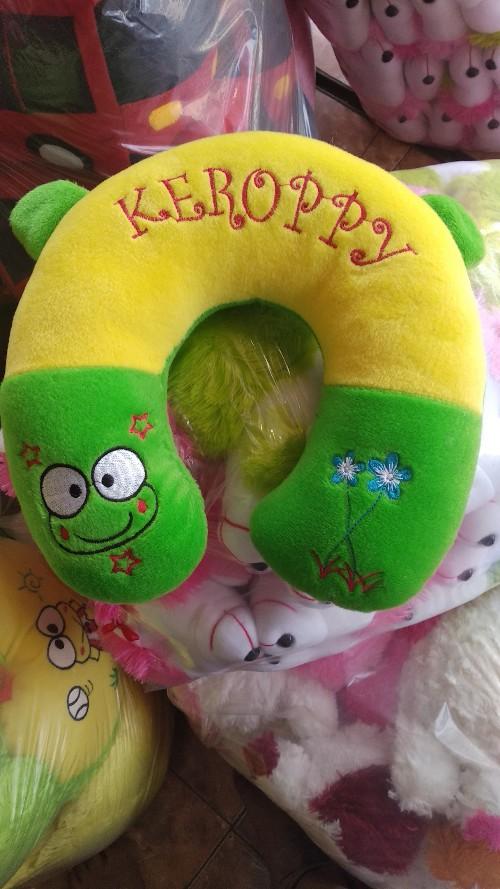 Bantal leher Keroppi lucu (termurah)