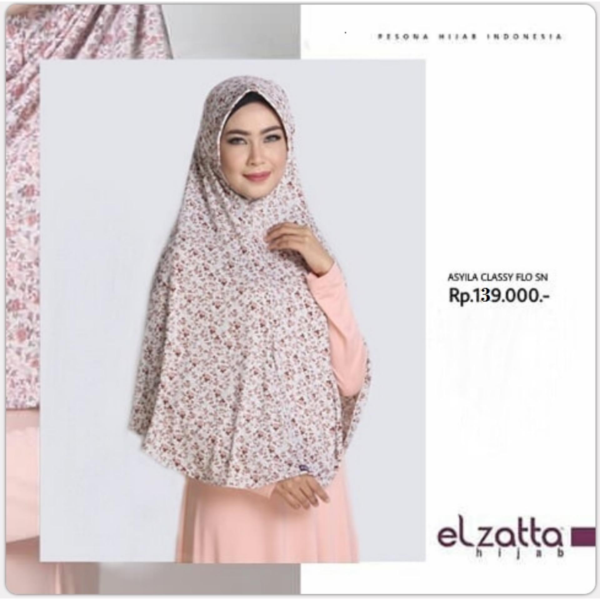 Asyila Classy Flo SN Jilbab Elzatta Hijab Syari