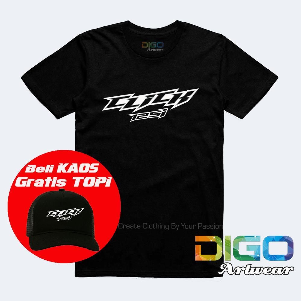Kaos Honda Click - Kaos Motor Vario Thailook - BONUS Topi Exclusif