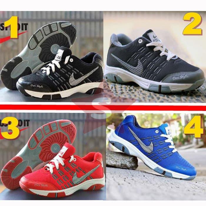 SEPATU NIKE AIR MAX CASUAL HITAM MERAH / JERSEY BOLA - 5GJlHe