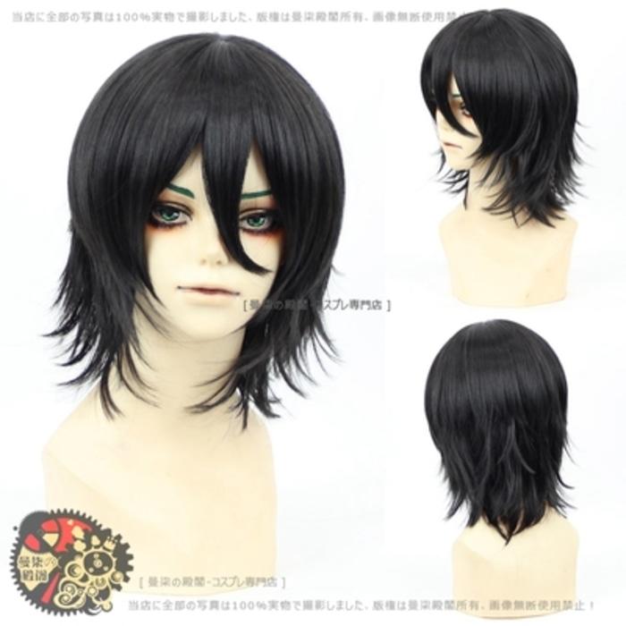 RAMBUT PALSU WIG SONGTASTE BASE COWOK PRIA 1 E BLACK HITAM IMPORT