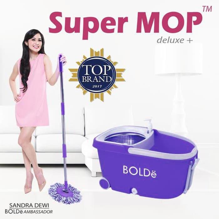 SUPERmop Anti Pecah DELUXE + plus UNGU ALAT PEL SUPER MOP ASLI BOLDe Terlaris di Lazada