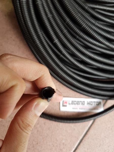 10mm Selang Spiral Flexible Belah Bungkus Kabel Fleksibel Motor Mobil