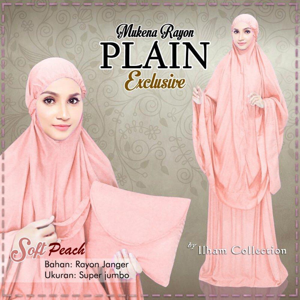 Mukena Bali warna polos peach di lapak Grosir mukena grosirmukena880