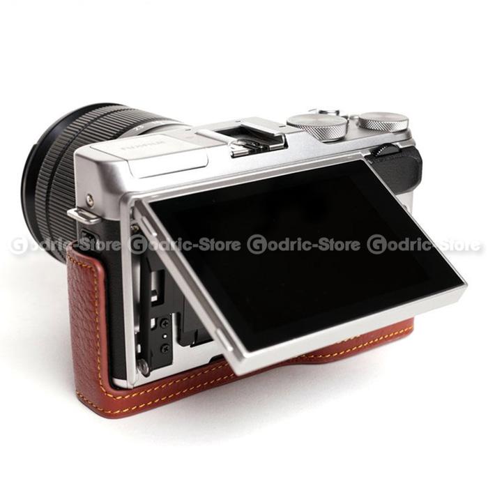 Promo Fujifilm X-A5 / XA5 Leather Bag / Case / Tas Kamera Mirrorless original