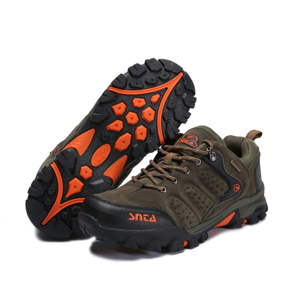 Sepatu Gunung Pendek SNTA 432 Warna Green Orange, Sepatu Hiking Pria