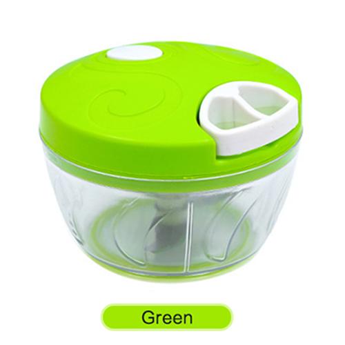 Blender Tangan Pemotong Daging / Buah / Sayuran - Green