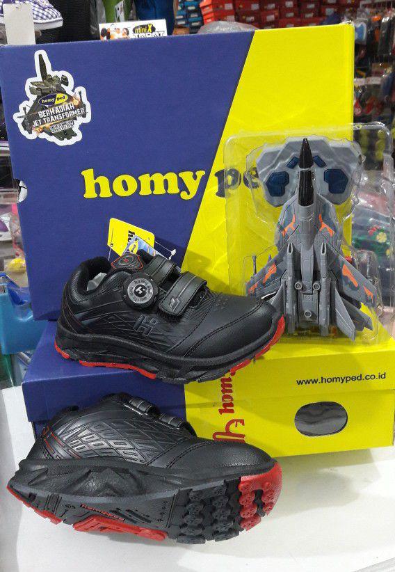sepatu anak magnet homyped marco 02 berhadiah mainan remot kontrol