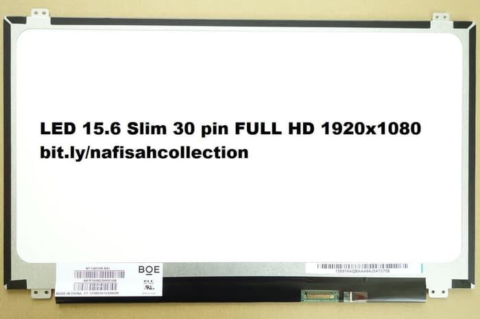 Diskon 10%!! Lcd Led 15.6 Slim 30 Pin Full Hd 1920 X 1080 For Acer Asus Hp Dell - ready stock