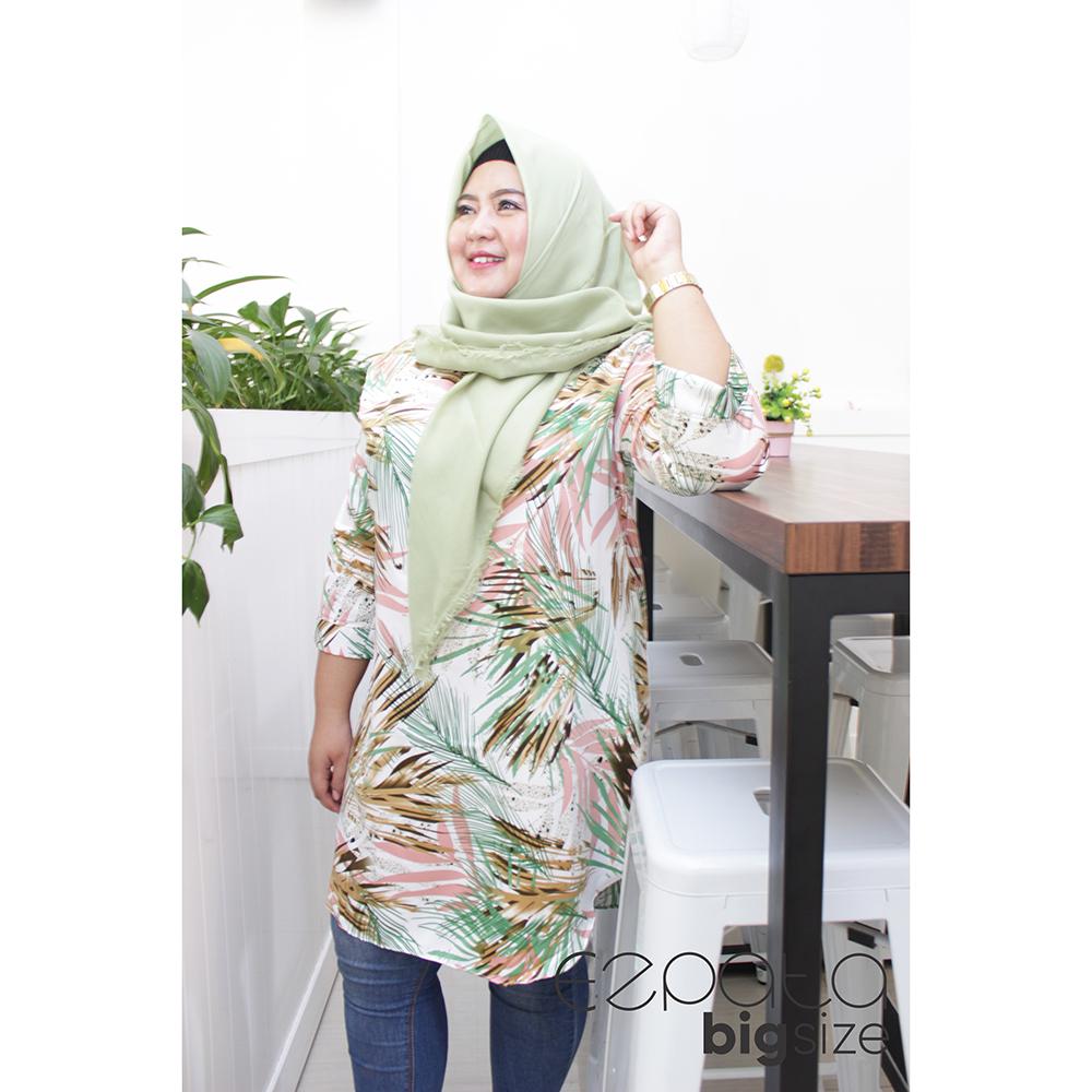 Ezpata Atasan Blouse Tunik Big Size Jumbo XXXL Maxmara Idu Fitri Lebaran 2018