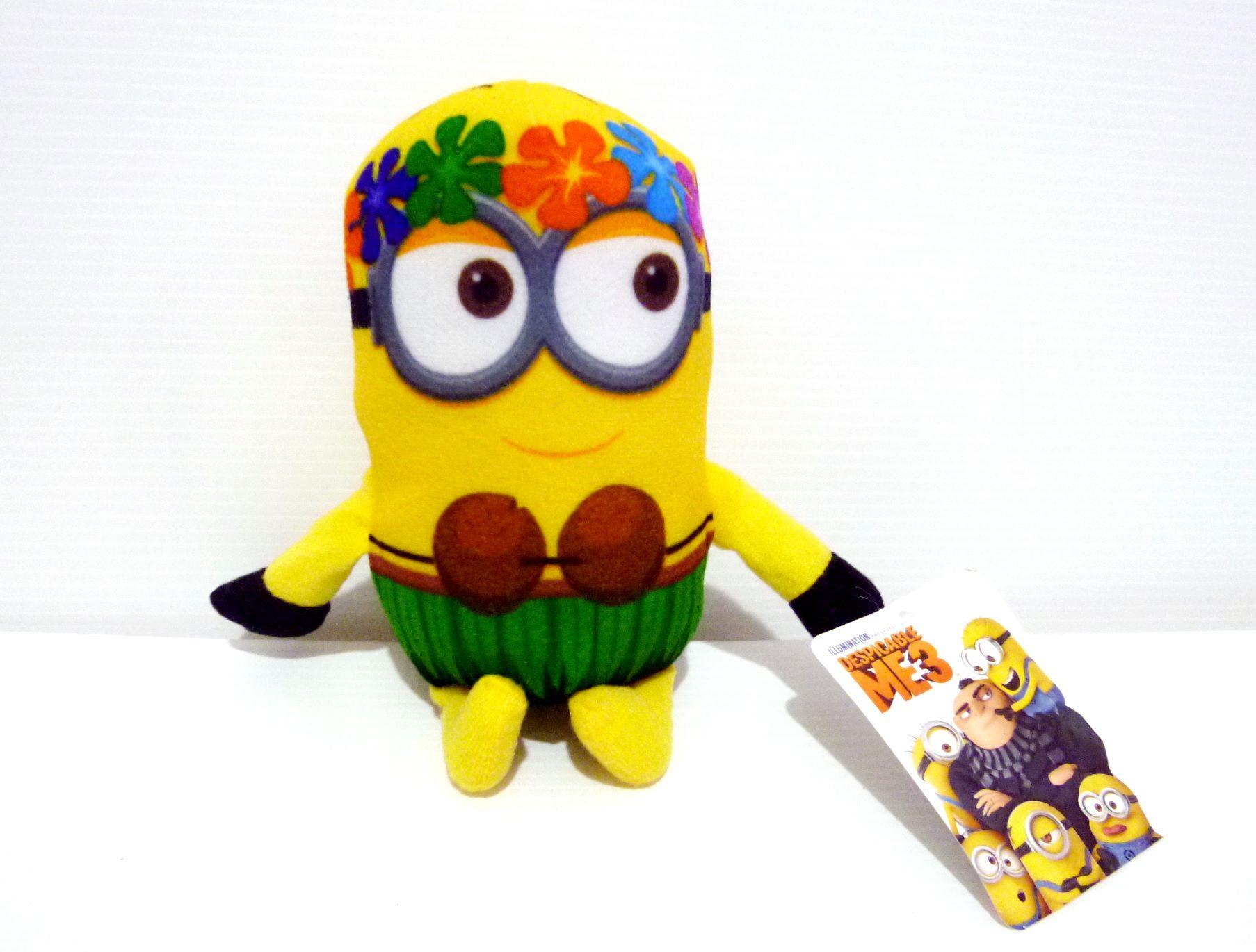 Boneka Tim Minion Hawaii Original Minions Illumination Despicable Me 3