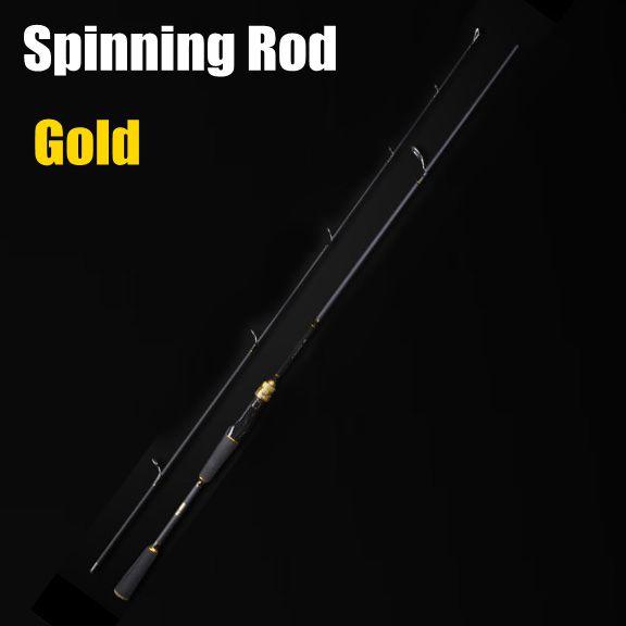 2.1m 2Sections M Action Spinning/Casting Carbon Fiber Fishing Rod joran pancing color Randomly