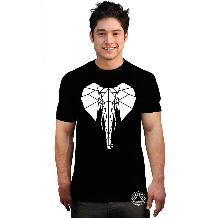 TERLARIS KAOS T-SHIRT DISTRO UNISEX GAJAH ORIGAMI