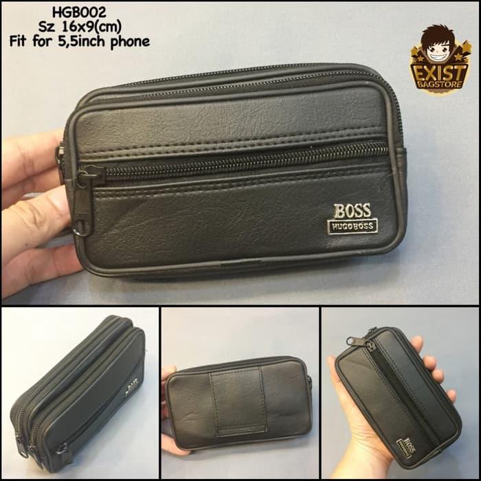 Best Top Seller!! Dompet Hp Hugo Boss Hgb002 Premium Dompet Pria Dompet Cowok Tas Hp - ready stock