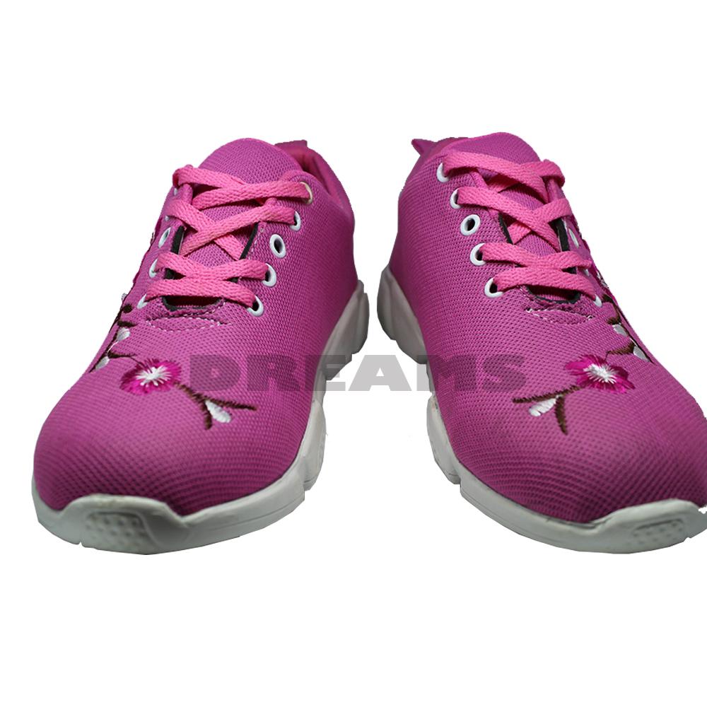 Sepatu Kets Sneakers Wanita - Bolong Samping - Warna Putih