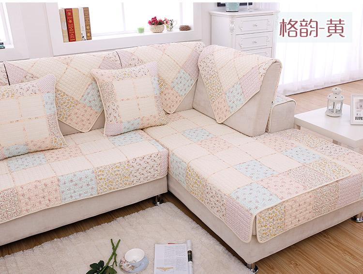 Bantalan Sofa Model Korea Baru Alas Kursi Katun Non-slip