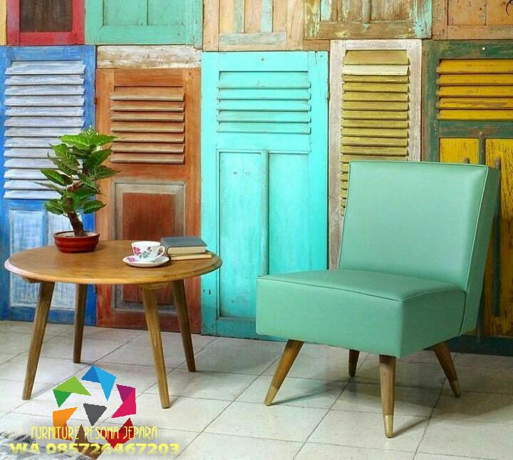 Kursi sofa santai set meja, Kursi baca. PESONA JEPARA 80
