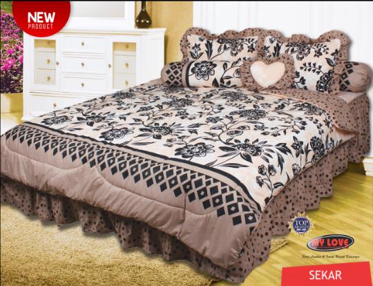 SPREI ALL NEW MY LOVE KING 180X200 NO.1 SEKAR TINGGI 30CM / SEPRAI EXCLUSIVE