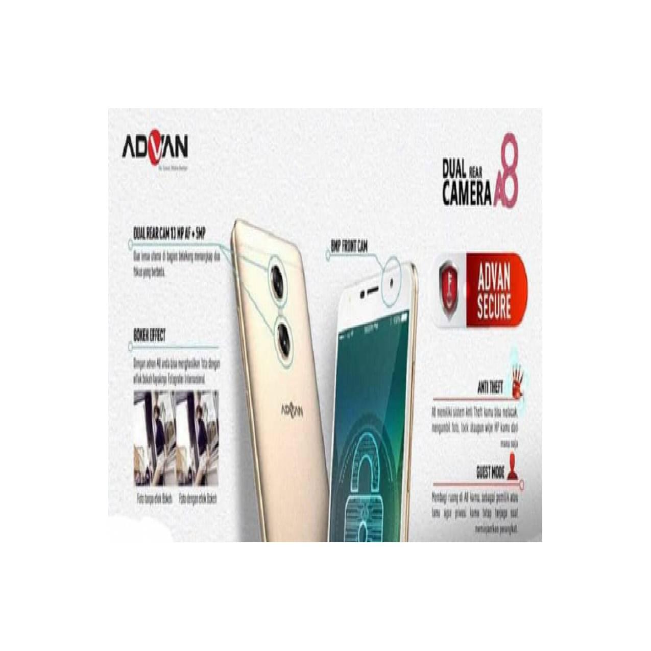 Advan Vandroid A8 Dual Rear Camera RAM 4gb ROM 32gb