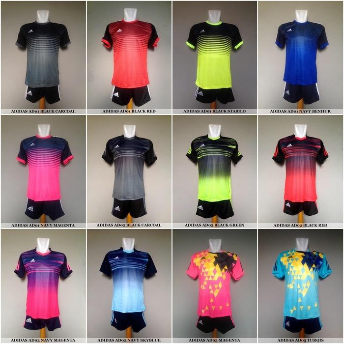 baju olahraga kaos jersey bola setelan futsal adidas nike puma murah