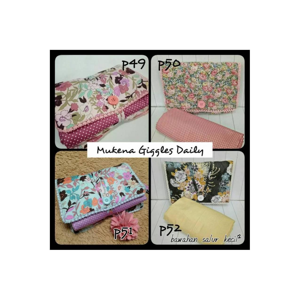 Murah ! Mukena Katun Design By Jepang Merek Giggles Daily Cantik