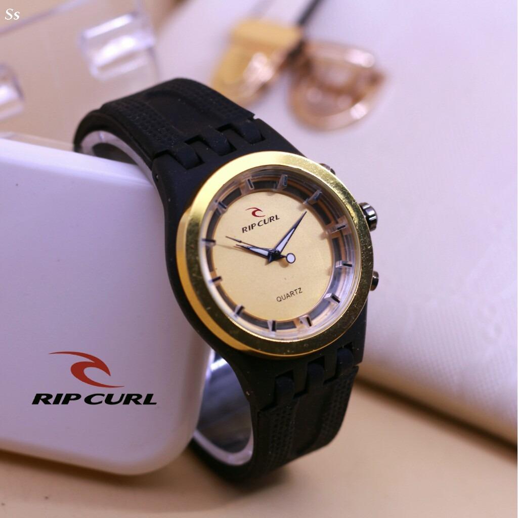 Jam Tangan Guess Ripcurl - Limited Edition Elegant Series-Pria Wanita Formal Kasual Terbaru-Women Men Luxury Watch-Rubber or Alloy Strap-Kulit Kanvas Army Kekinian Sporty Fashionable Bonus Zippo Premium Beam Korek Free Trend 2018