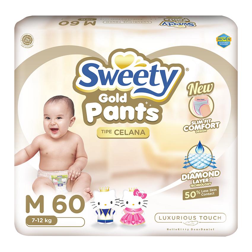 Sweety Popok Gold Pants - M 60