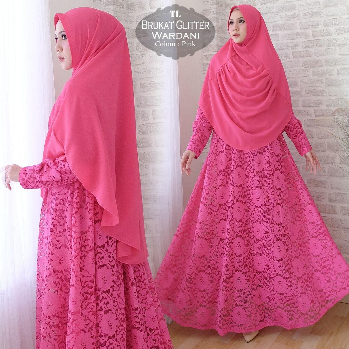 Key&kay88 Gamis muslimah syar'i brukat wardani premium