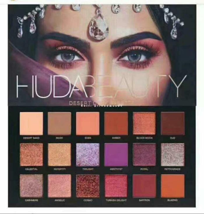 Huda Beauty Dessert Dusk Eyeshadow - Make Up Eyeshadow - Eyeshadow Terlaris - Alat Make Up Best Seller