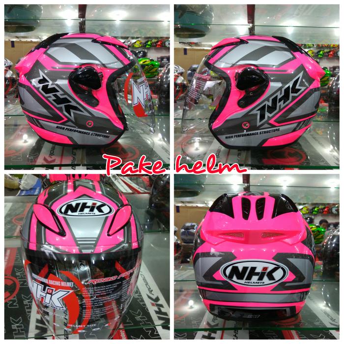PROMO HELM NHK R6 NITRO SE PINK FLO TERLARIS