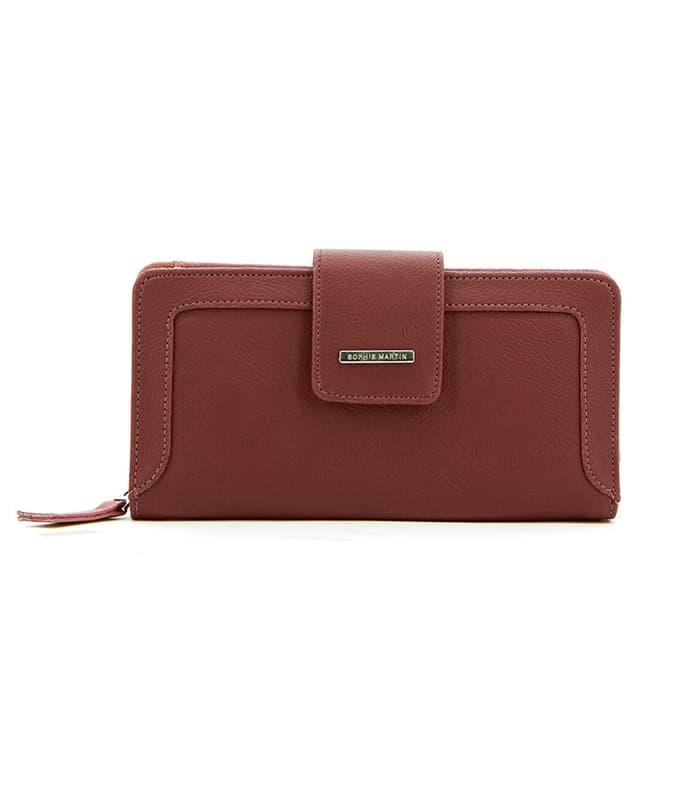 DOMPET WANITA SOPHIE MARTIN COKLAT IMPORT KULIT MILI W1593C3 - Dompet Wanita Terbaru - Dompet Wanita Mewah - Dompet Wanita Terlaris - Best Seller