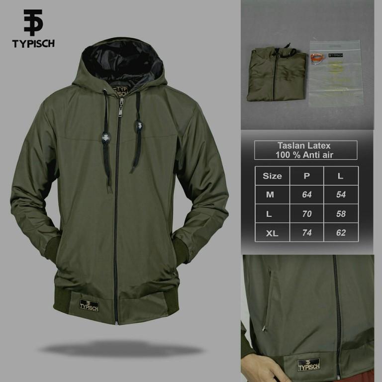 FCS Jaket Pria Waterproof-Jaket Anti Air