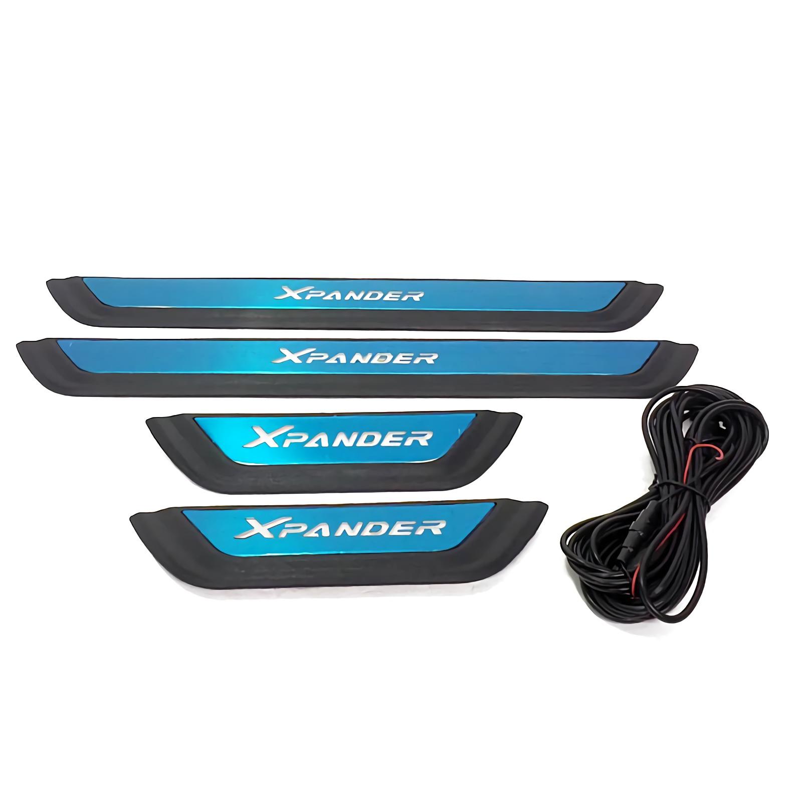 AUTOFRIEND Pijakan Pintu Mobil AI SILL PLATE SAMPING STAINLESS LAMPU TW Mitsubishi Xpander 2017-ON