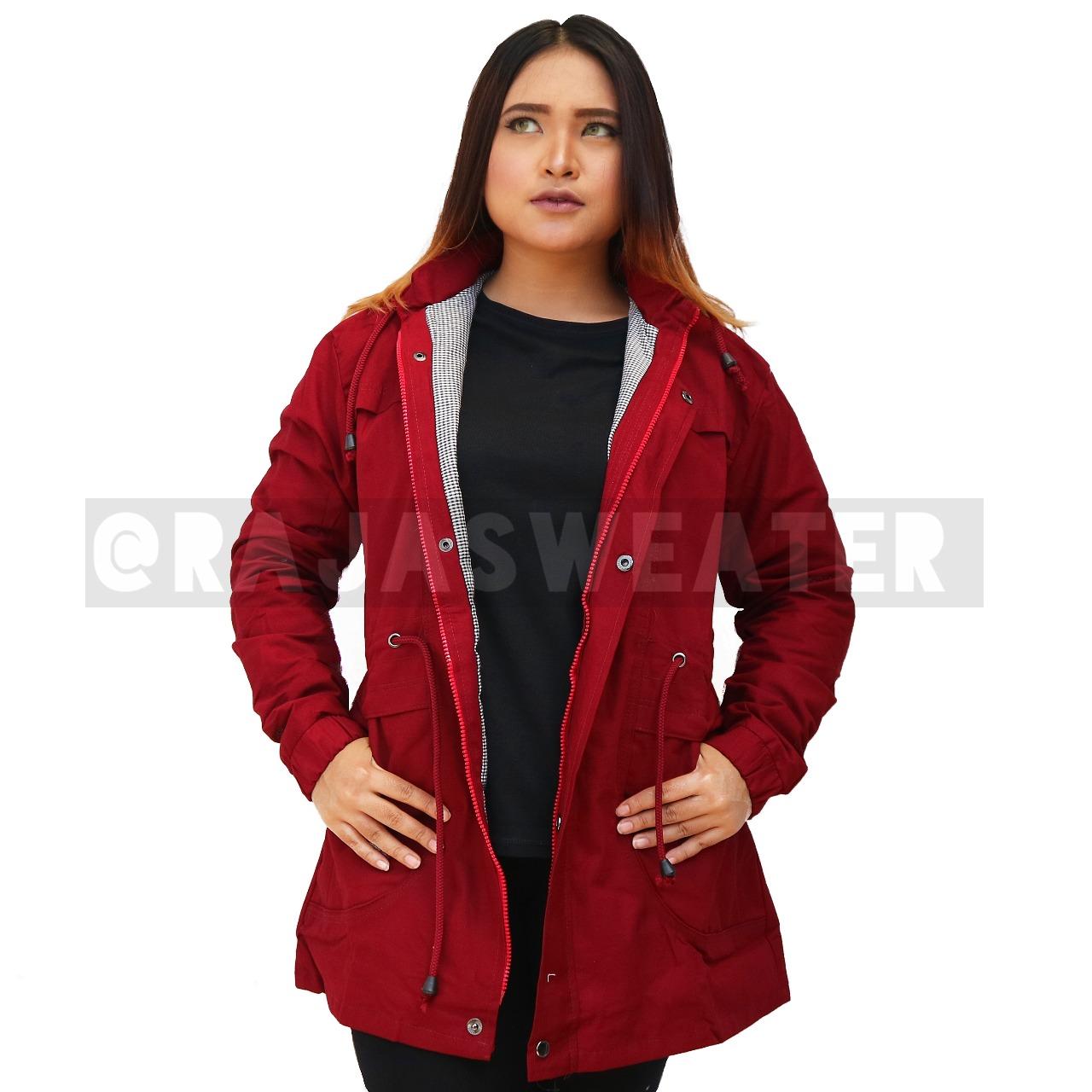 Jaket parka terbaik cewek banting harga!