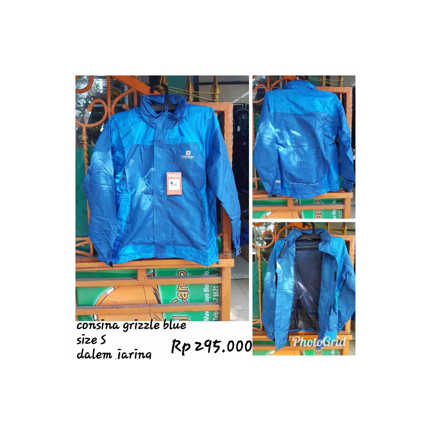jaket consina grizzle blue S not rei eiger lafuma jws tnf makalu rigi