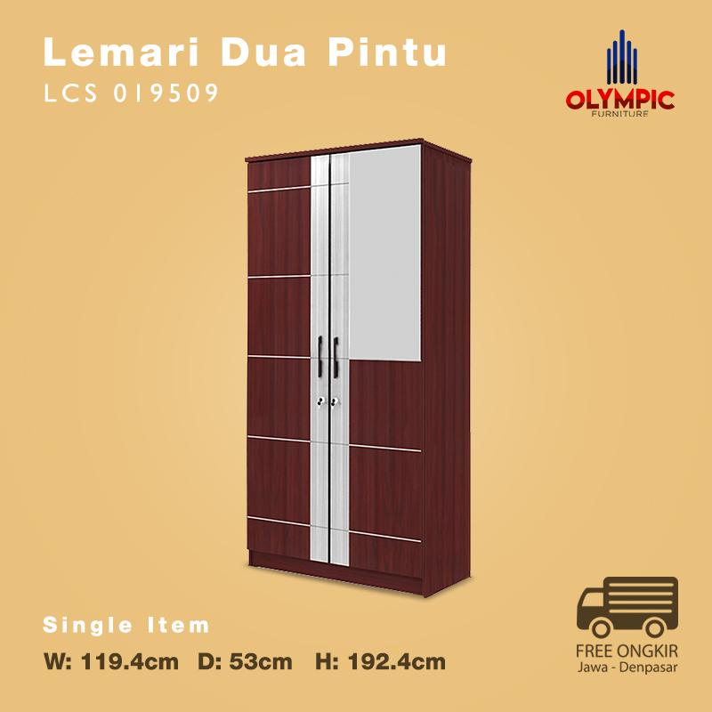 Olympic Wardrobe Lemari Baju Lemari 2 Pintu - LCS019509