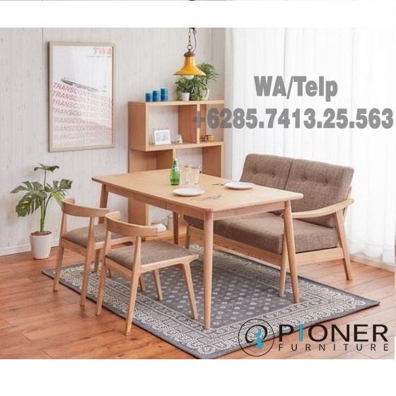 Kursi Makan Set Cafe Kayu Jati Asli Jepara