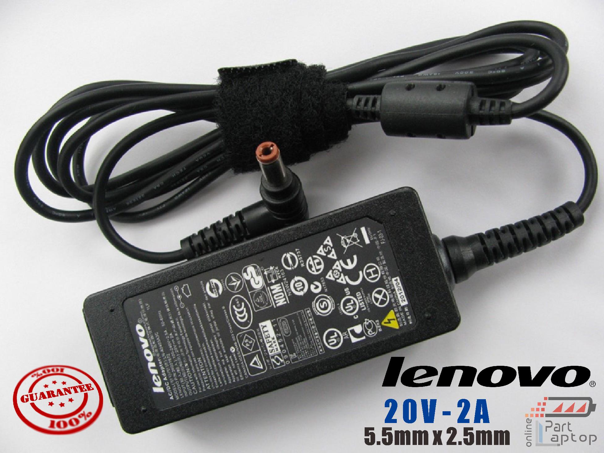 Adaptor Charger Laptop Lenovo 20v 2a ORIGINAL IdeaPad S9 S10 Series