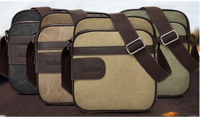 tas selempang pria / tas selempang pria kulit / tas selempang pria eiger / tas selempang pria polo / tas selempang pria keren / tas selempang pria bodypack / TAS pria kanvas bahu kecil tas laki-laki tas Mini penutup - Hitam DISKON MURAH!!!