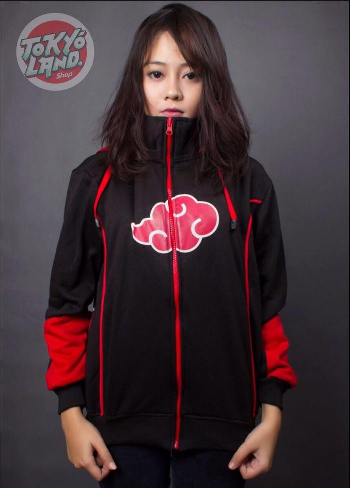 Harga Spesial!! Jaket Akatsuki Harajuku Anime Naruto - ready stock