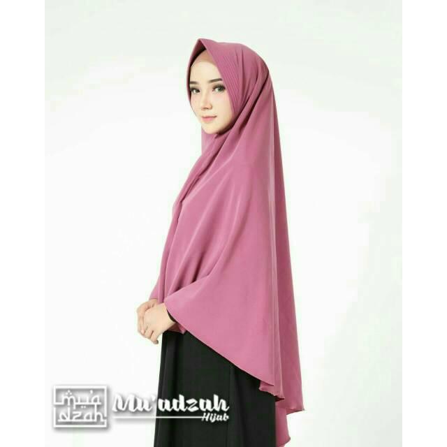 HIJAB / KHIMAR JUMBO PET ANTEM 80 x 100 cm WOLFISH / BERGO SYARI POLOS INSTAN / GROSIR JILBAB MURAH (Min Beli 10 pcs)