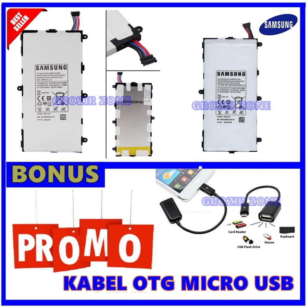 Samsung Baterai / Battery Galaxy Tab P3200 Original + Gratis Kabel Otg Micro Usb ( Grozir Zone )
