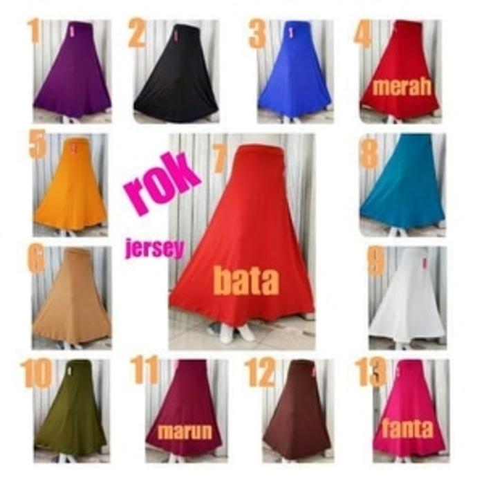 Rok Jersey JUMBO -aneka warna