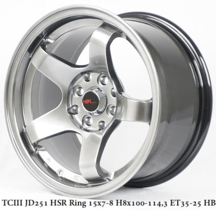 Velg Mobil Murah TENDON JD251 HSR Ring 15 ( Wheelskingdom )