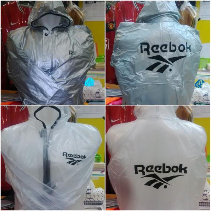 Sauna Suit Jumbo Xxxl /Warna Hitam Dan Putih / Jaket Hujan / Termurah - Bpje1a