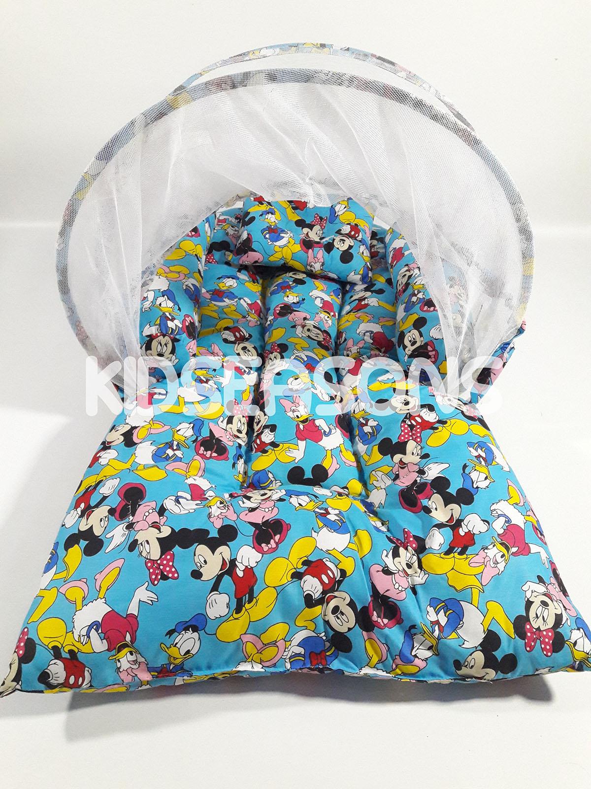 Kasur Bayi Lipat Kelambu Mickey Mouse